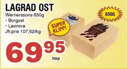 Nya Pulsen Wernerssons Lagrad ost erbjuda