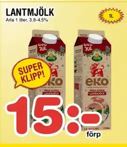 Nya Pulsen Arla Lantmjölk erbjuda
