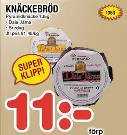 Nya Pulsen Pyramidknäcke Knäckebröd erbjuda
