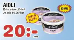 Nya Pulsen Eriks Såser Aioli erbjuda