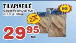 Nya Pulsen Garden Food Tilapiafilé erbjuda