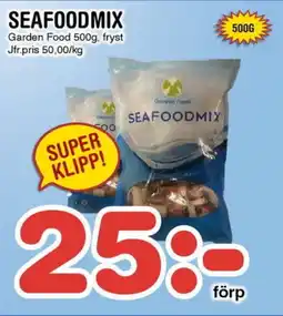 Nya Pulsen Garden Food Seafoodmix erbjuda