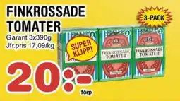 Nya Pulsen Garant Finkrossade tomater erbjuda