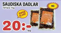 Nya Pulsen Tamara Saudiska dadlar erbjuda