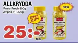 Nya Pulsen Fruity Fresh Allkrydda erbjuda