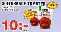Nya Pulsen BURCU Soltorkade tomater erbjuda