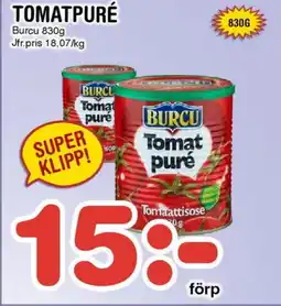 Nya Pulsen BURCU Tomatpuré erbjuda
