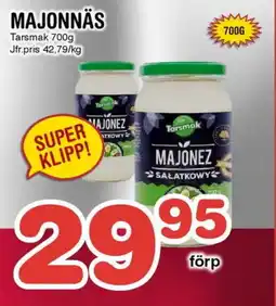 Nya Pulsen Tarsmak Majonnäs erbjuda