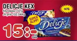 Nya Pulsen Mondelez Delicje kex erbjuda