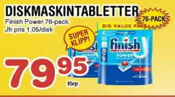 Nya Pulsen Finish Diskmaskintabletter erbjuda