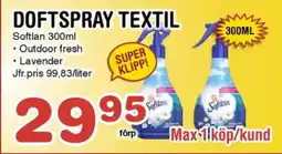 Nya Pulsen Softlan Doftspray textil erbjuda