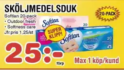 Nya Pulsen Softlan Sköljmedelsduk erbjuda