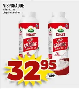 Nya Pulsen Arla Vispgrädde erbjuda