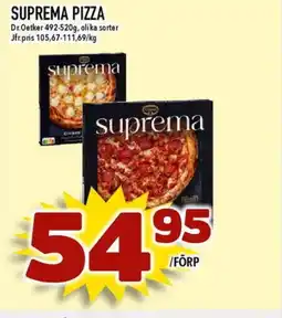 Nya Pulsen Dr. Oetker Suprema pizza erbjuda