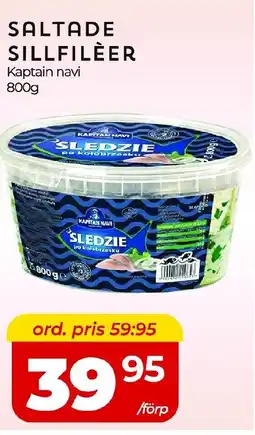 Matrix Butikerna Kaptain Navi Saltade sillfilèer erbjuda