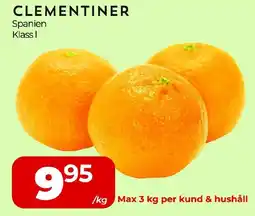 Matrix Butikerna Clementiner erbjuda