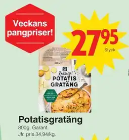 Matöppet Potatisgratäng erbjuda