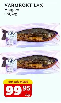Matrix Butikerna Varmrökt lax erbjuda