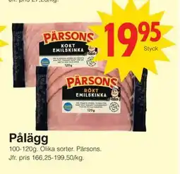 Matöppet Pålägg erbjuda