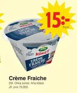Matöppet Crème Fraiche erbjuda