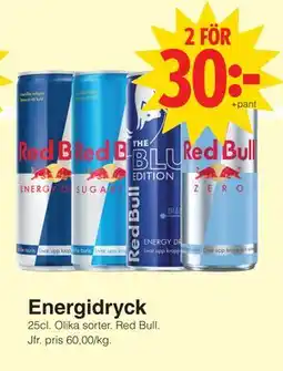 Matöppet Energidryck erbjuda