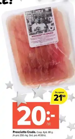 Coop Extra Prosciutto Crudo erbjuda