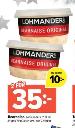 Coop Extra Bearnaise erbjuda