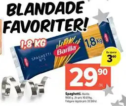 Coop Extra Spaghetti erbjuda