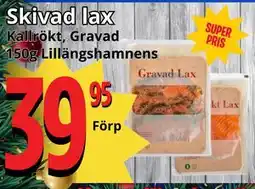 Supergrossen Skivad lax erbjuda