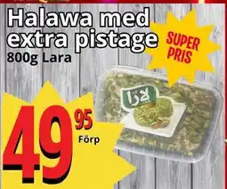 Supergrossen Halawa med extra pistage erbjuda
