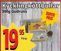 Supergrossen Kycklingköttbullar erbjuda