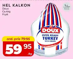 Matrix Butikerna DOUX Hel kalkon erbjuda