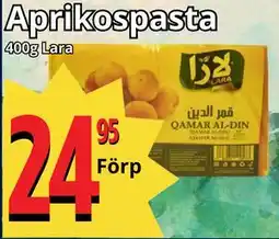 Supergrossen Aprikospasta erbjuda