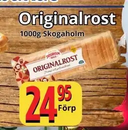 Supergrossen Originalrost erbjuda