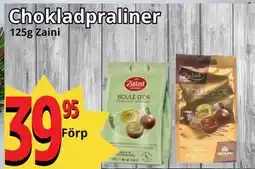 Supergrossen Chokladpraliner erbjuda