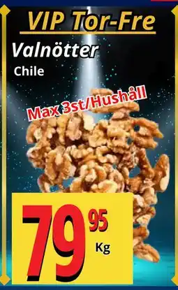 Supergrossen Valnötter, Medlemspris erbjuda