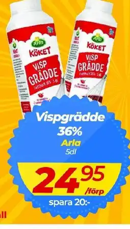 Matrix Butikerna Arla Vispgrädde 36% erbjuda
