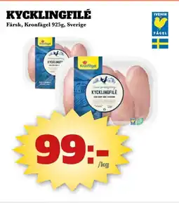 Bonum Matmarknad Kronfågel Kycklingfilé erbjuda