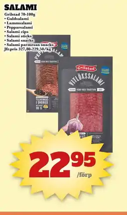 Bonum Matmarknad Grilstad Salami erbjuda