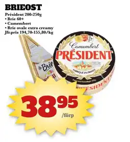 Bonum Matmarknad Président Brieost erbjuda