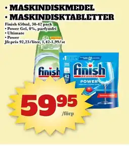 Bonum Matmarknad Finish Maskindiskmedel • Maskindisktabletter erbjuda
