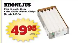 Bonum Matmarknad Fixa Kronljus erbjuda