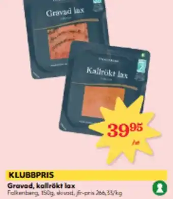 Gravad, kallrökt lax