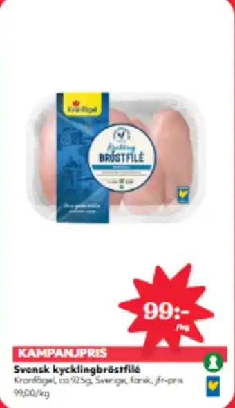 Svensk kycklingbröstfilé