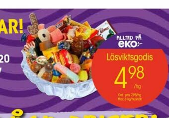 EKO Lösviktsgodis erbjuda