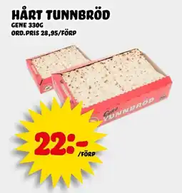 Nelins Gene Hårt tunnbröd erbjuda