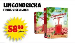 Nelins Fruktjuice Lingondricka erbjuda