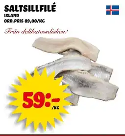 Nelins Saltsillfilé erbjuda