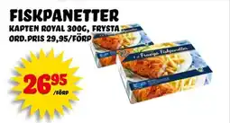 Nelins Kapten Royal Fiskpanetter erbjuda