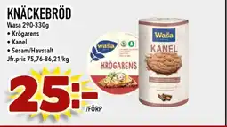 Nelins Wasa Knäckebröd erbjuda